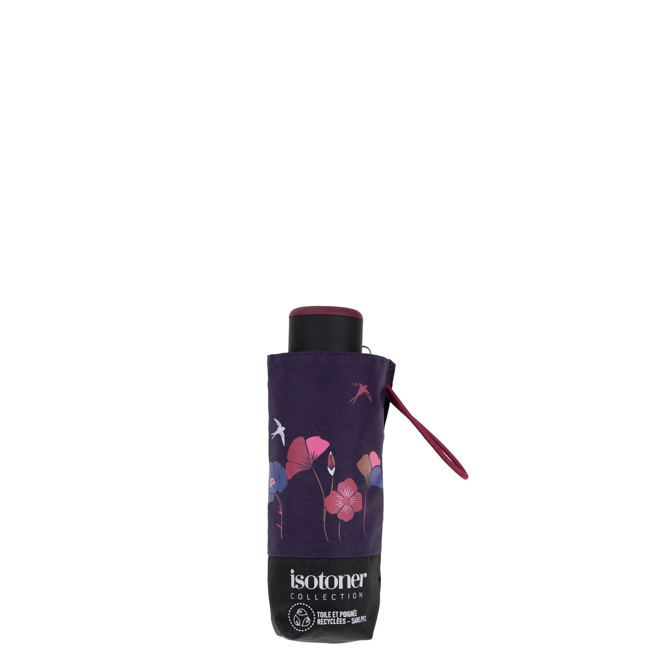 Parapluie Mini Slim Frise Bleue