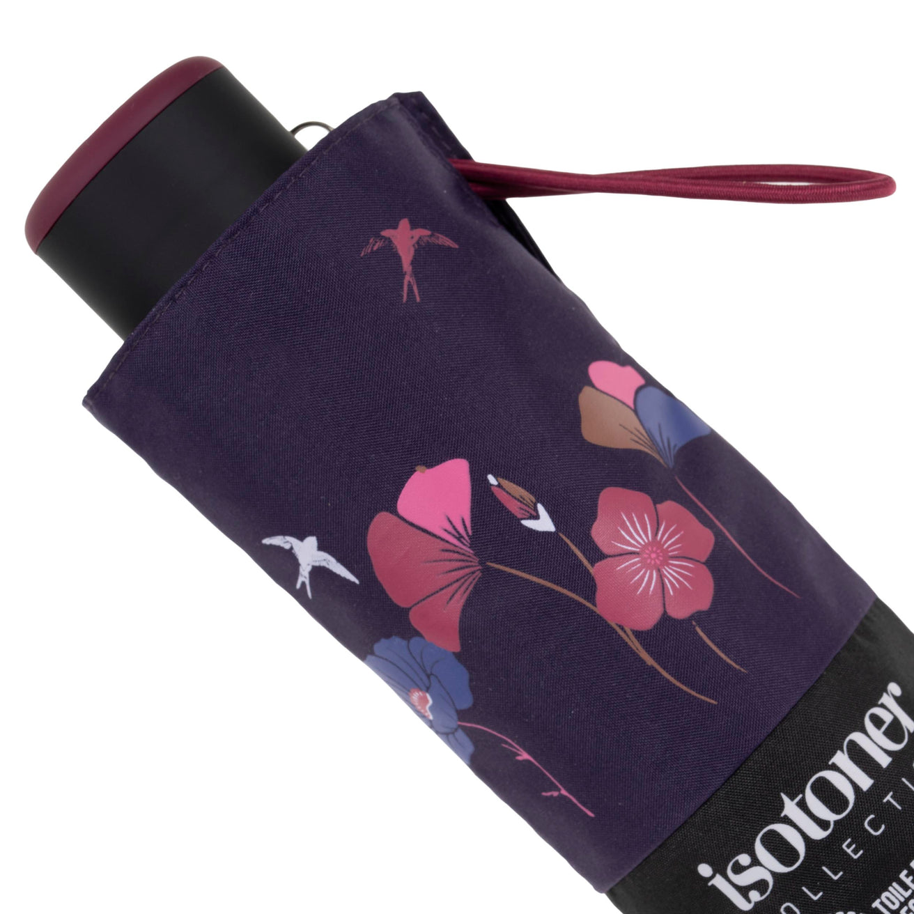 Parapluie Mini Slim Frise Bleue