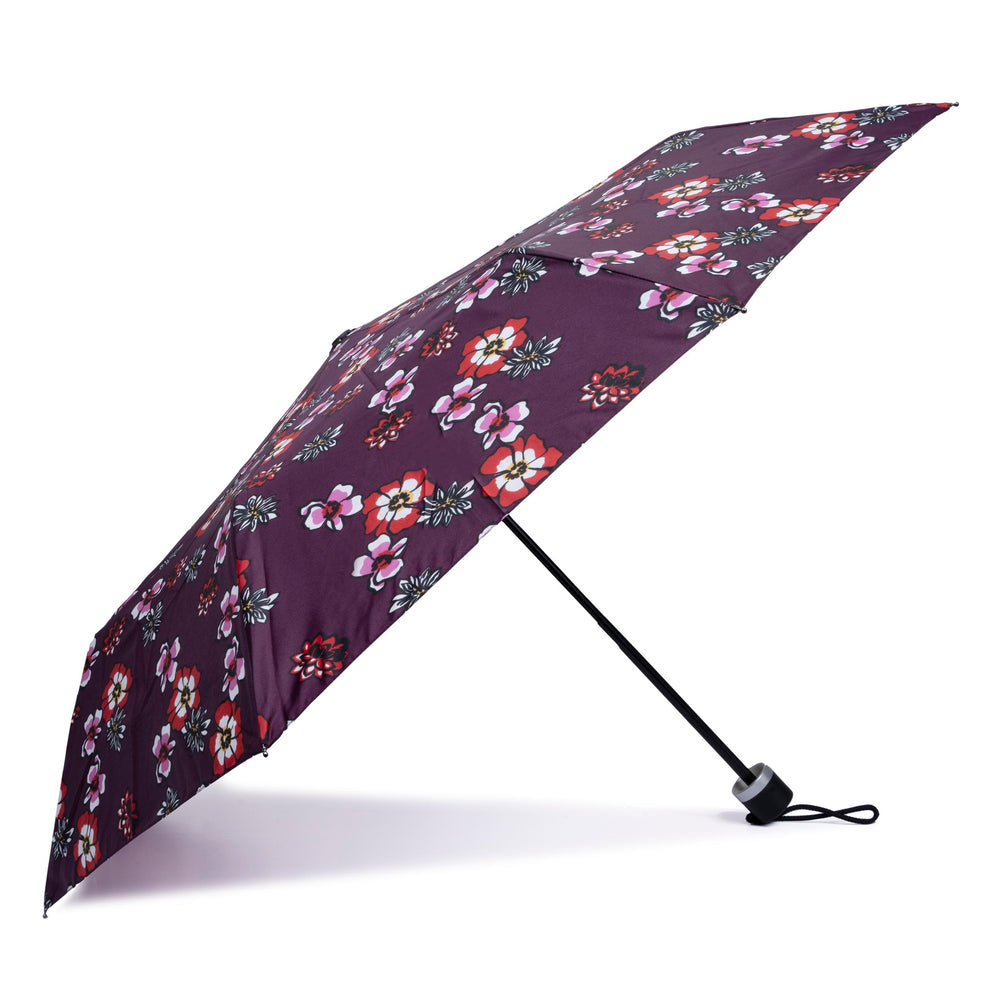 Parapluie Petit Prix Fleurs Pensées - Isotoner