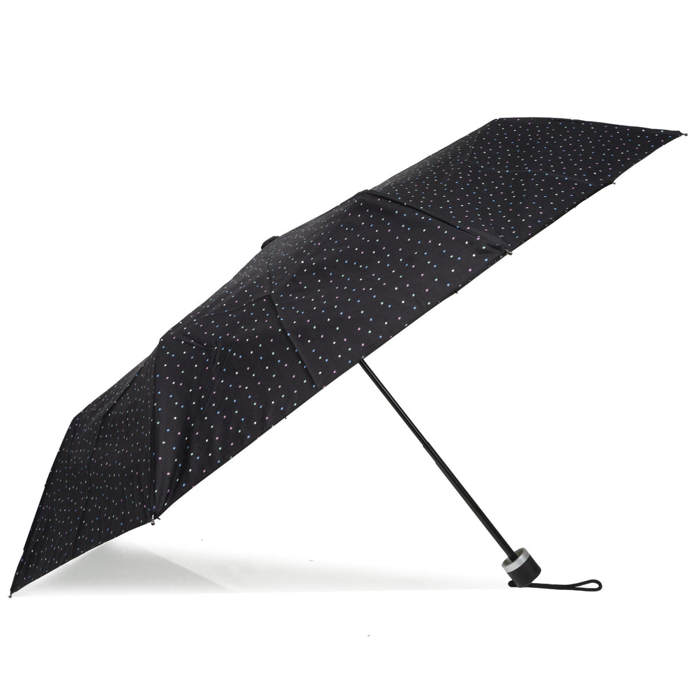 Parapluie Petit Prix Mini Pois Noir - Isotoner