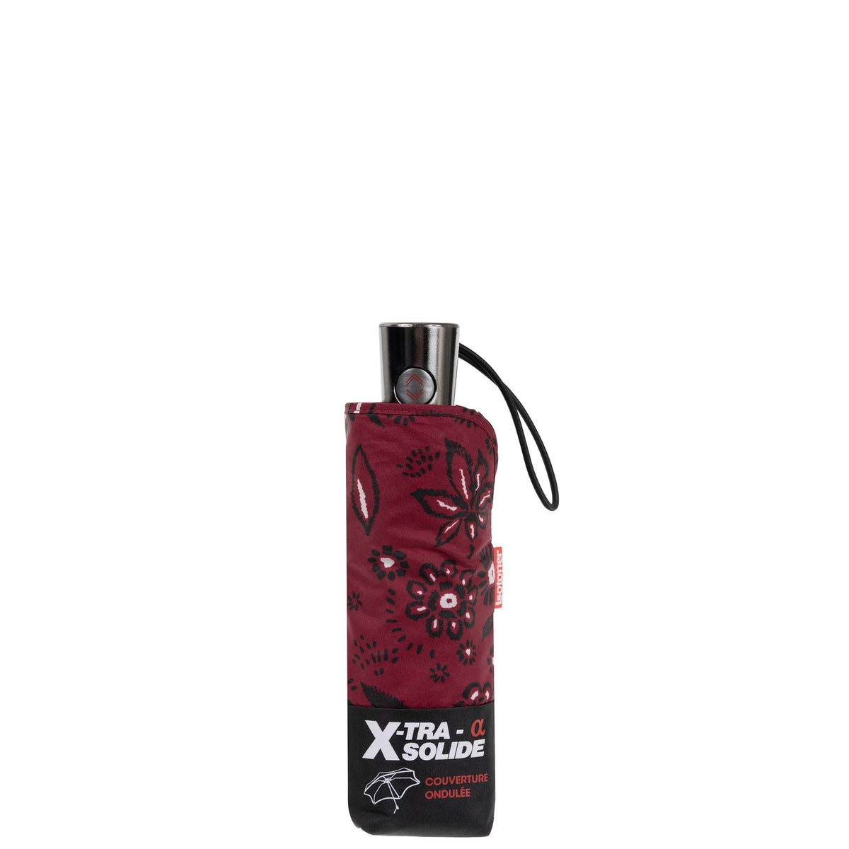 Parapluie X-TRA SOLIDE 23 cm Bandana Bordeaux