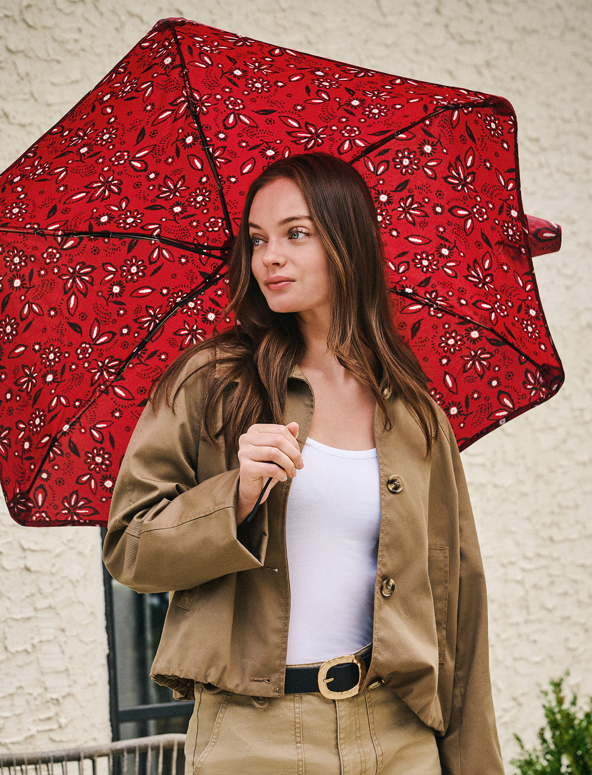 Parapluie X-TRA SOLIDE 23 cm Bandana Bordeaux