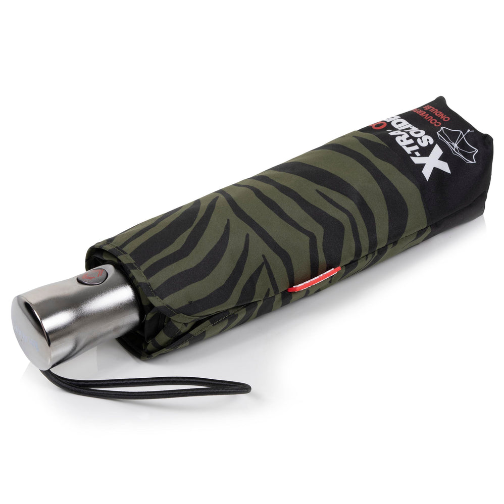 Parapluie X-TRA SOLIDE 28 cm Zèbre Kaki - Isotoner