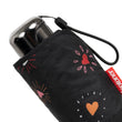 Parapluie X-TRA SOLIDE ALPHA 17,5 cm Cœur Rouge