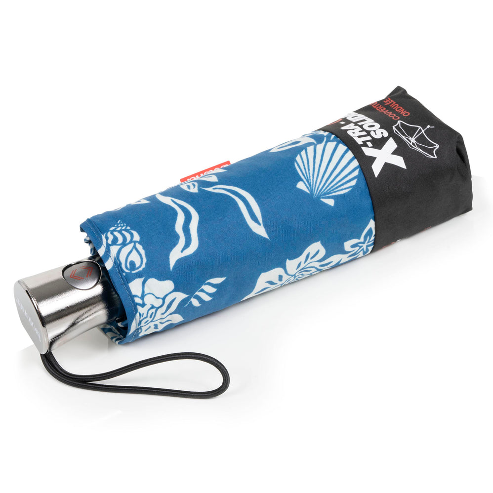 Parapluie X-TRA SOLIDE 23 cm Coquillage Bleu - Isotoner