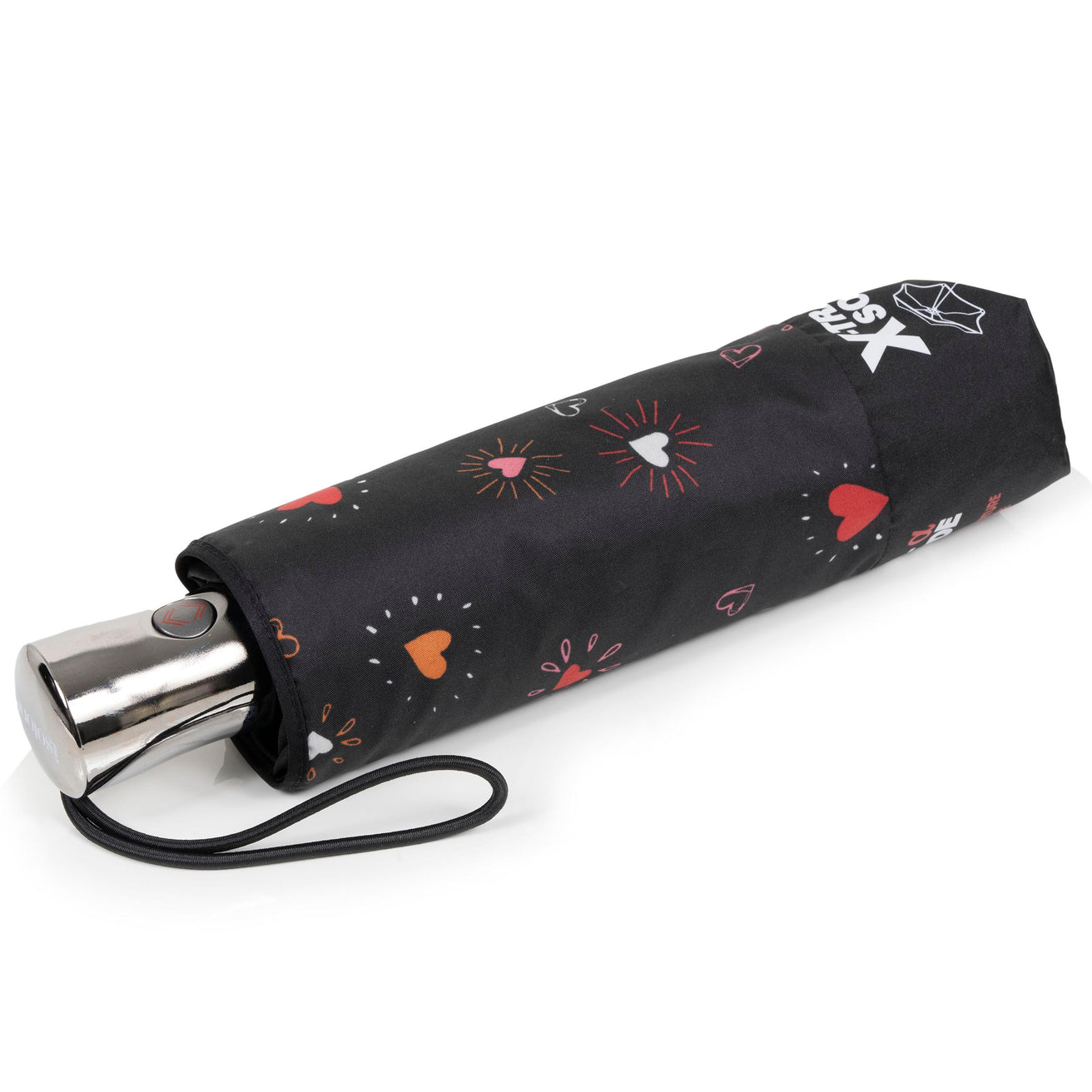 Parapluie X-TRA SOLIDE 28 cm Coeur Rouge
