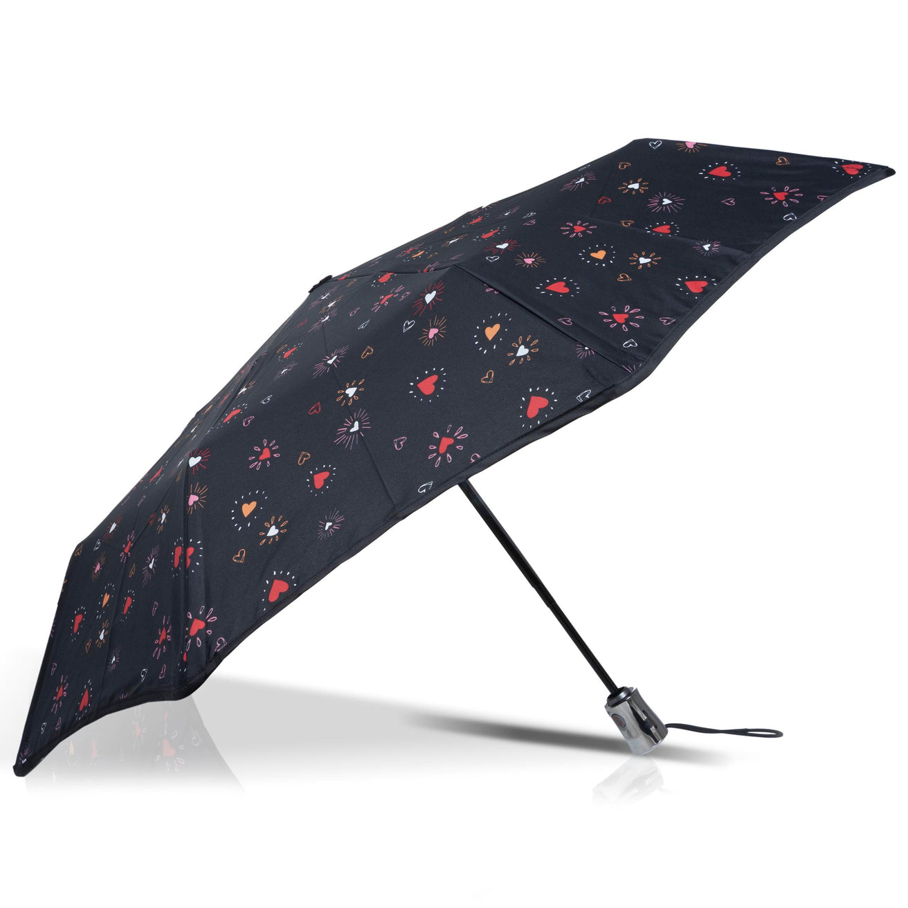 Parapluie X-TRA SOLIDE 28 cm Coeur Rouge
