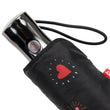 Parapluie X-TRA SOLIDE 28 cm Coeur Rouge