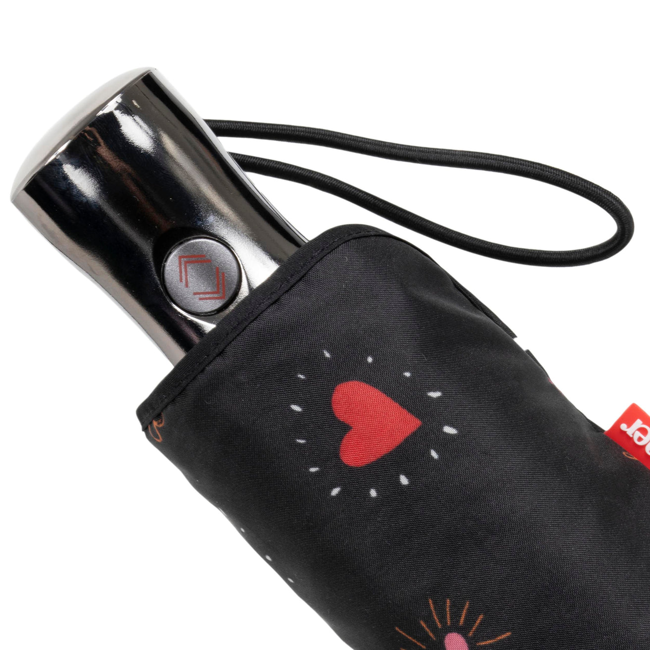 Parapluie X-TRA SOLIDE 28 cm Coeur Rouge