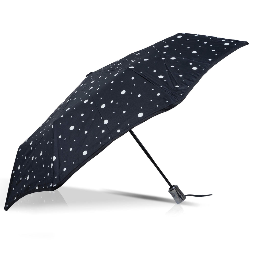 Parapluie X-TRA SOLIDE 28 cm Pois Noir/Jaune - Isotoner