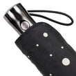 Parapluie X-TRA SOLIDE 28 cm Pois Noir/Jaune