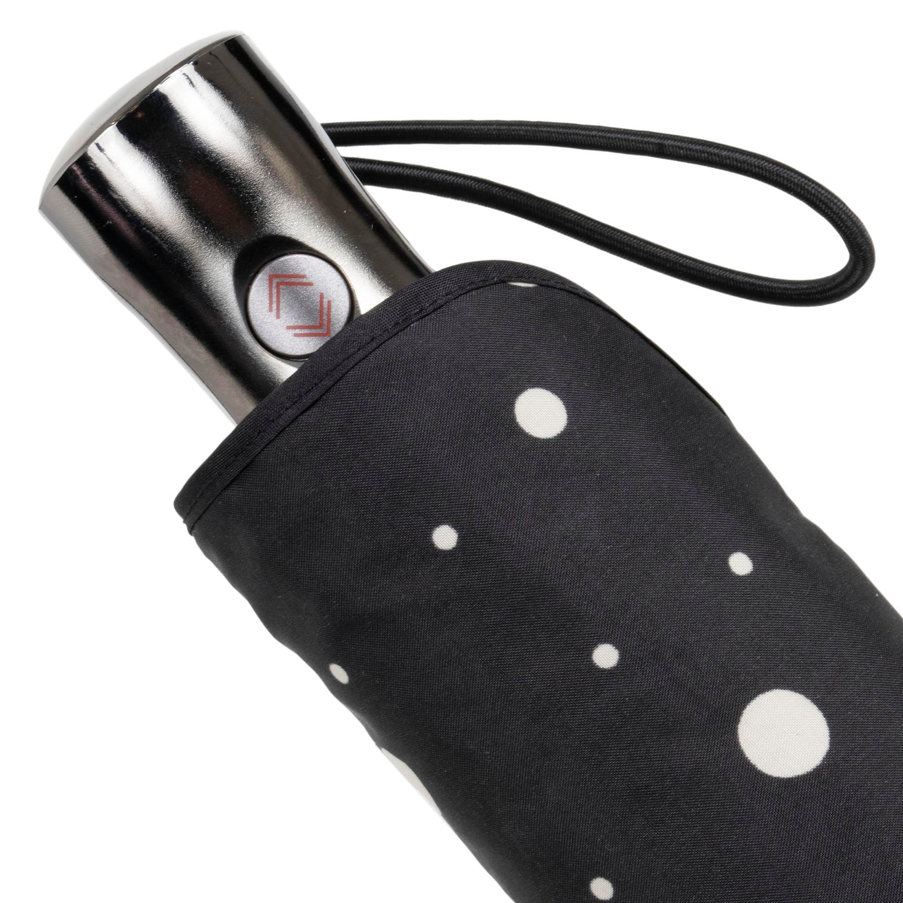 Parapluie X-TRA SOLIDE 28 cm Pois Noir/Jaune