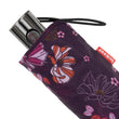 Parapluie X-TRA SOLIDE ALPHA 23 cm Fleurs Aubergine