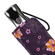 Parapluie X-TRA SOLIDE ALPHA 28 cm Fleurs Aubergine