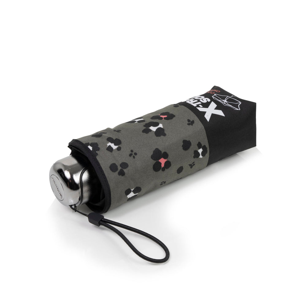 Parapluie X-TRA SOLIDE 17,5 cm Léopard Kaki - Isotoner