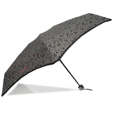 Parapluie X-TRA SOLIDE ALPHA 17,5 cm Léopard Kaki - Isotoner