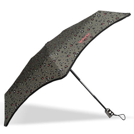 Parapluie X-TRA SOLIDE ALPHA 23 cm Léopard Kaki - Isotoner