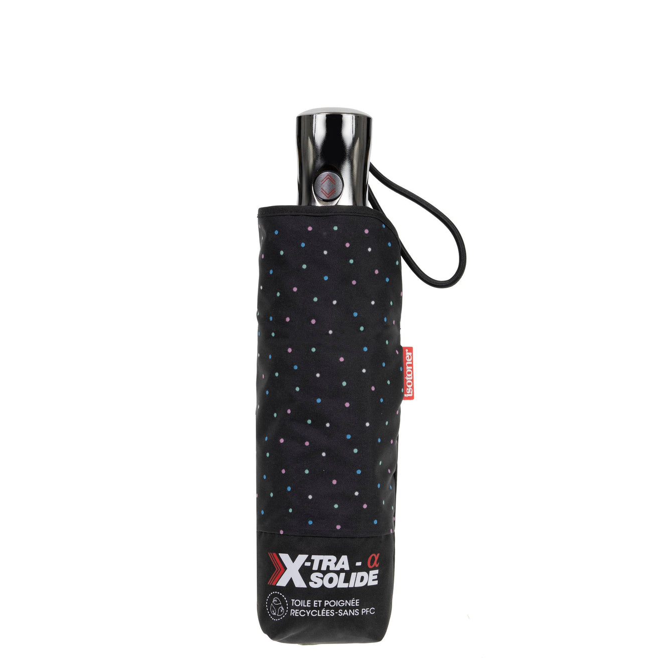 Parapluie X-TRA SOLIDE ALPHA 28 cm Mini Pois Noir