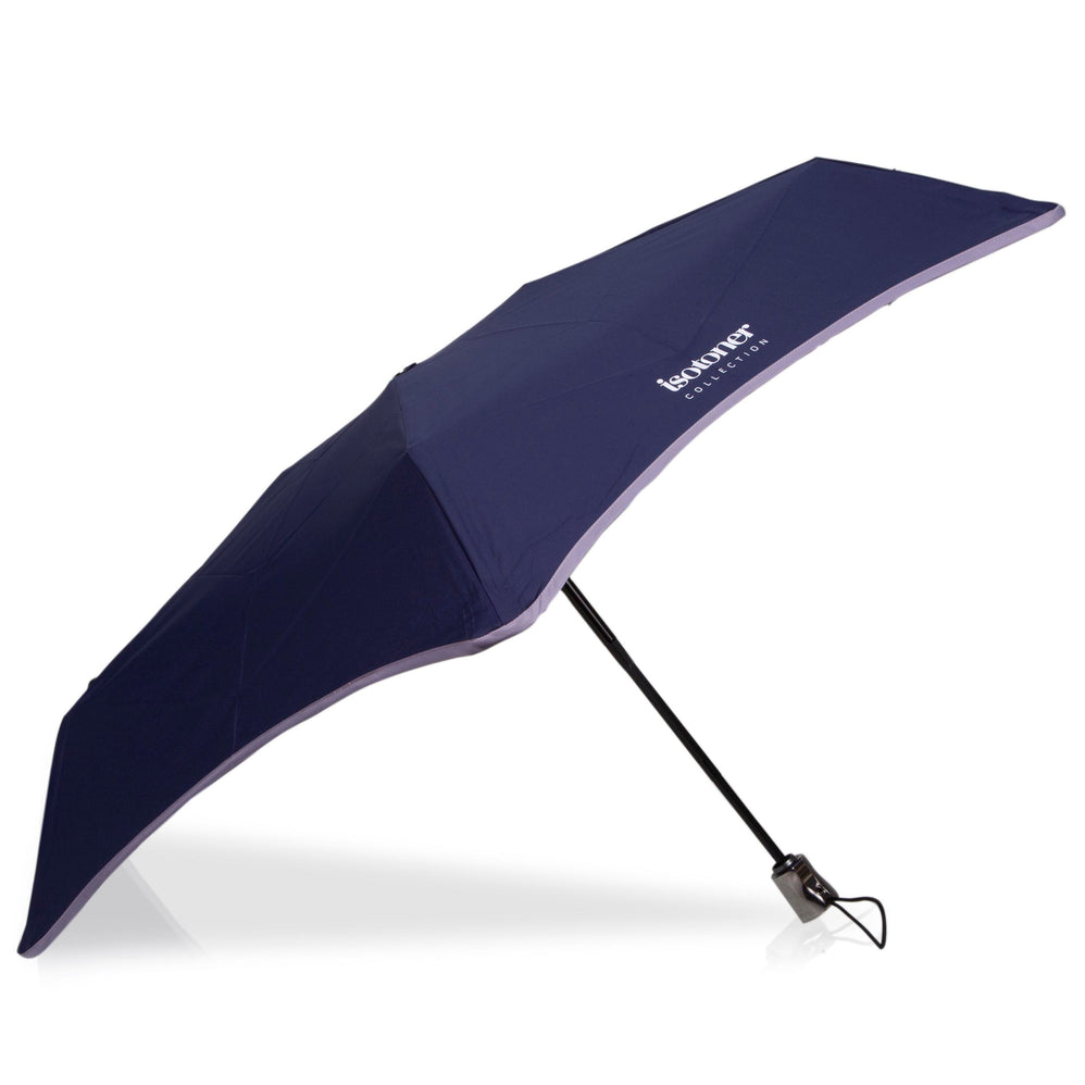 Parapluie ALPHA X-TRA SOLIDE Marine liseré - Isotoner