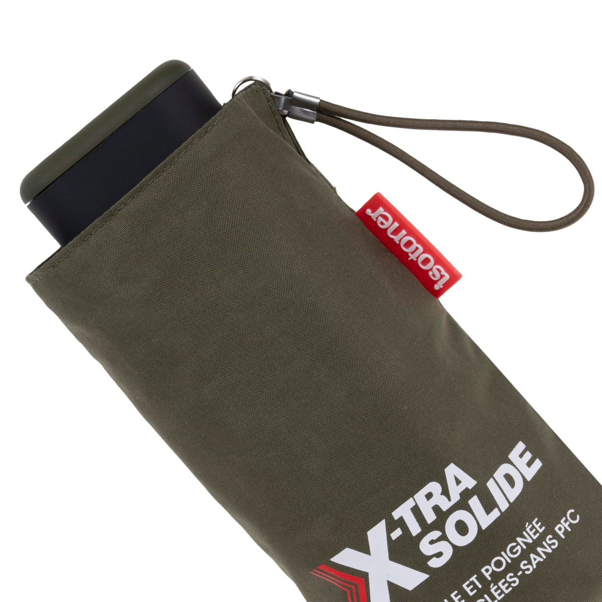 Parapluie X-TRA SOLIDE ULTRA-PLAT Kaki
