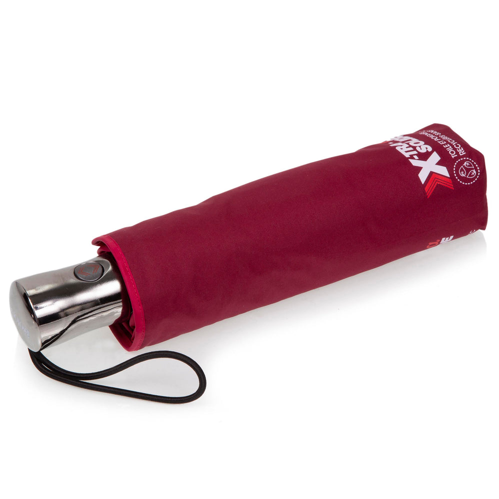 Parapluie X-TRA SOLIDE 28 cm Bordeaux liseré - Isotoner