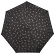 Parapluie ombrelle Noir Petites Fleurs UPF50+
