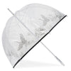 Parapluie cloche transparent PVC/Fleur cerisier pvc/héron cendré - Isotoner