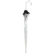 Parapluie cloche transparent PVC/Héron Cendré