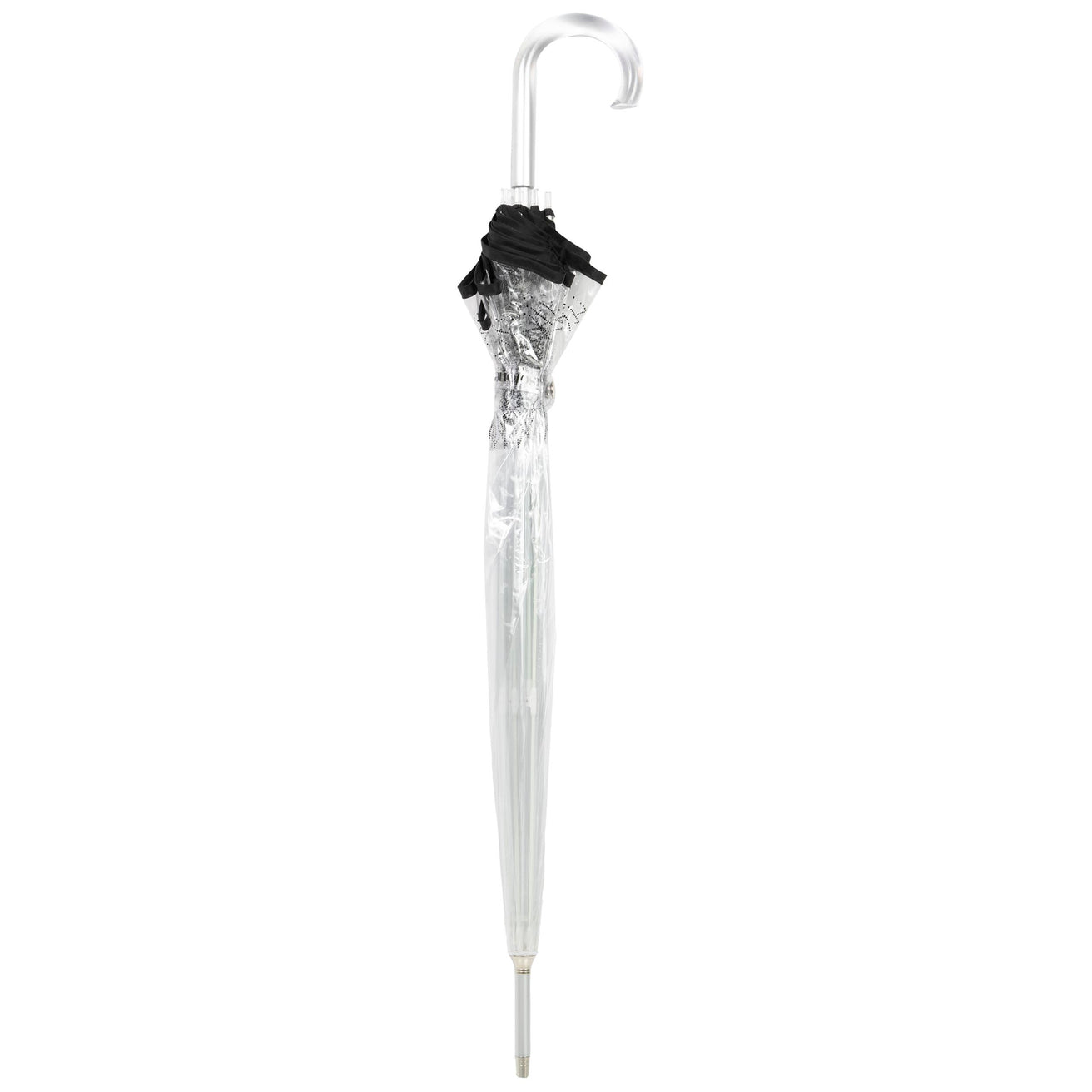 Parapluie cloche transparent PVC/Héron Cendré