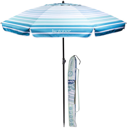 Parasol de plage Rayures bleues - Isotoner