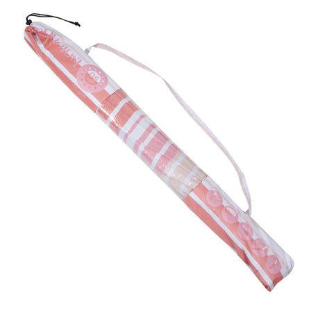 Parasol de plage Rayures saumon - Isotoner