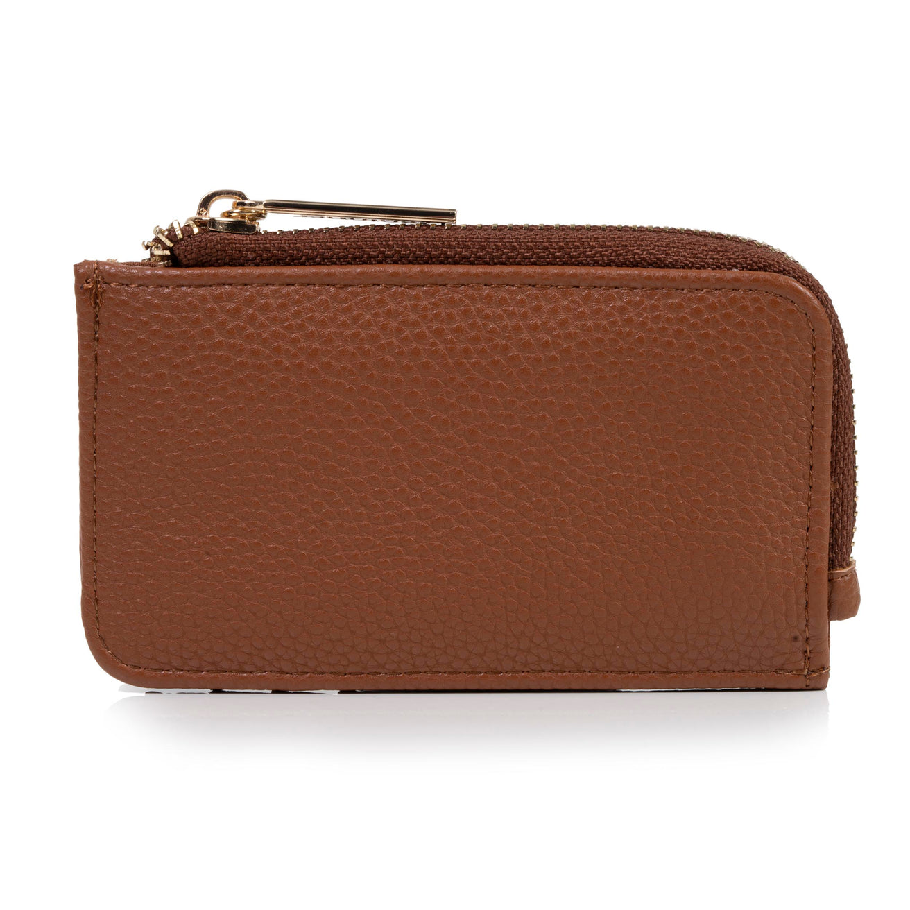 Porte-Cartes Femme zippé Camel