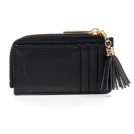Porte-Cartes Femme zippé Noir - Isotoner