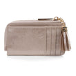 Porte-Cartes Femme zippé Or