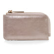 Porte-Cartes Femme zippé Or