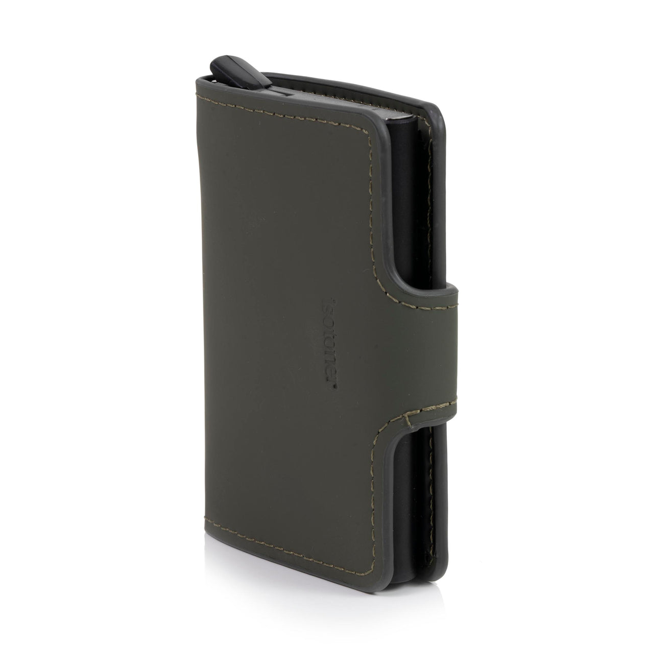 Porte-cartes métallique Homme Kaki