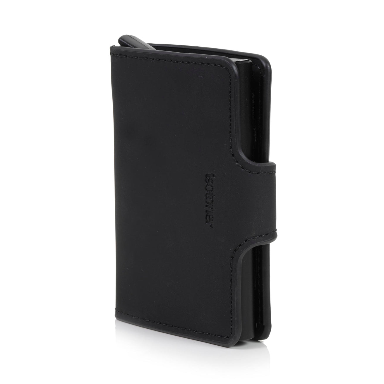 Porte-cartes métallique Homme Noir