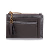 Porte-cartes Femme zippé Noir gris - Isotoner