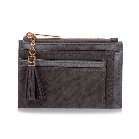 Porte-cartes Femme zippé Gris - Isotoner