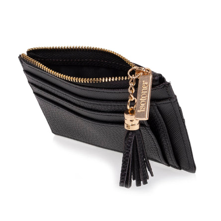 Porte-cartes Femme zippé Noir - Isotoner