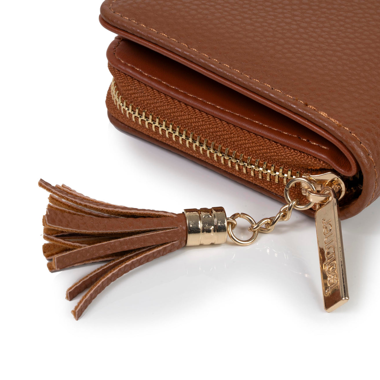 Porte-monnaie Femme compact Camel