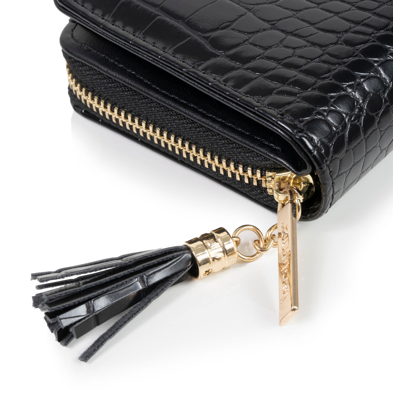 Porte-monnaie Femme compact Noir