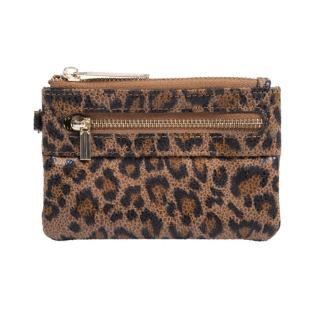 Porte-monnaie Femme zippé Léopard - Isotoner