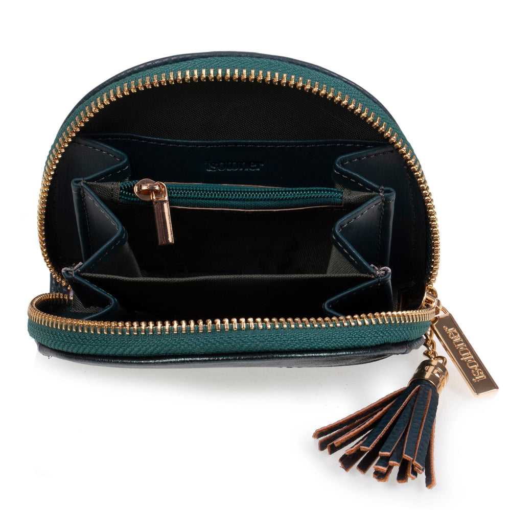 Porte-monnaie demi-lune Femme Vert - Isotoner