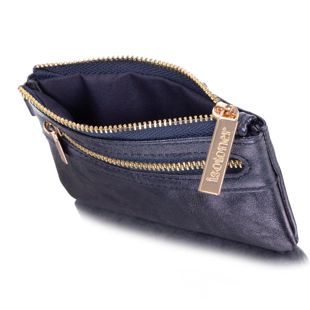 Porte-monnaie Femme zippé Marine - Isotoner
