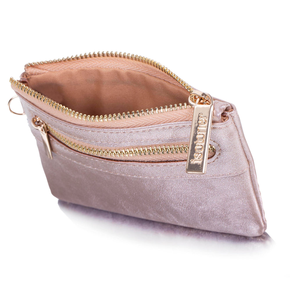 Porte-monnaie Femme zippé Or - Isotoner