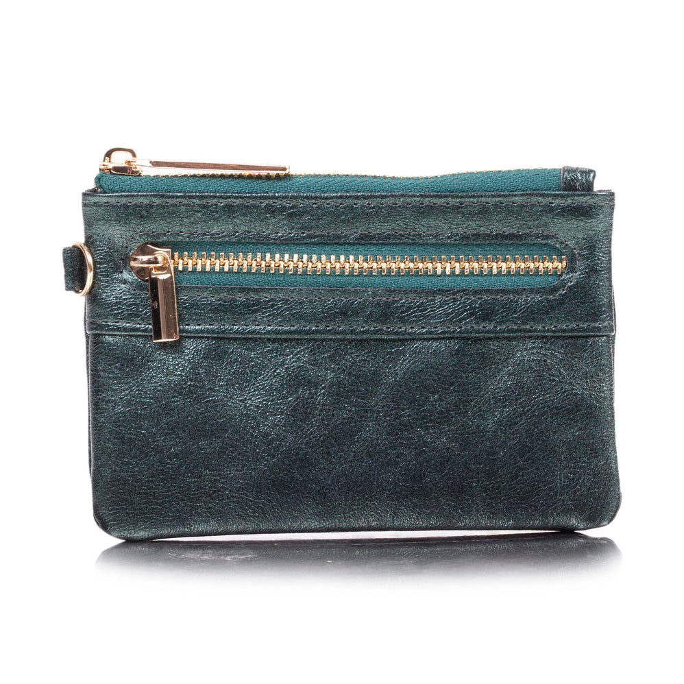 Porte-monnaie Femme zippé Vert - Isotoner