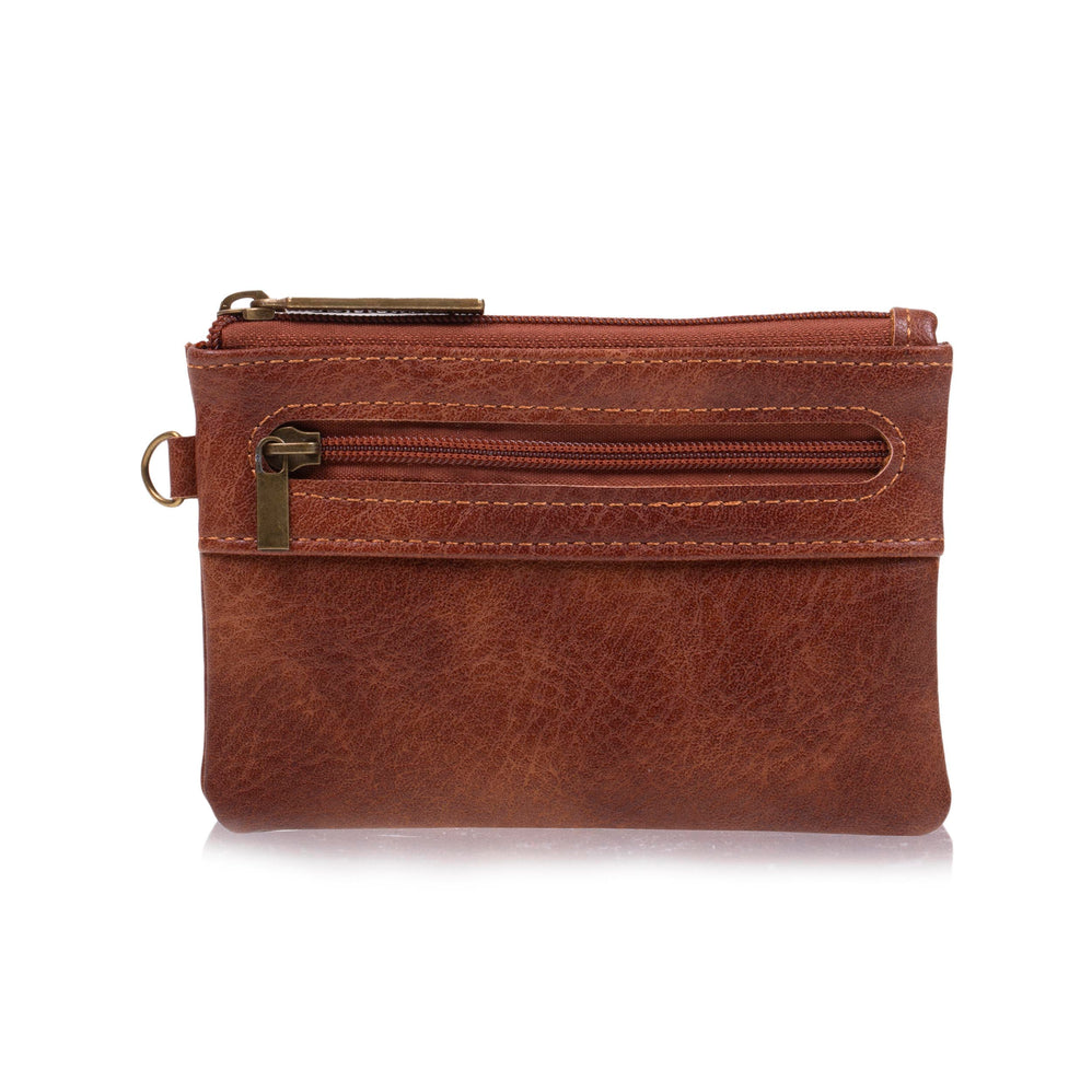 Porte-monnaie Homme zippé Camel - Isotoner