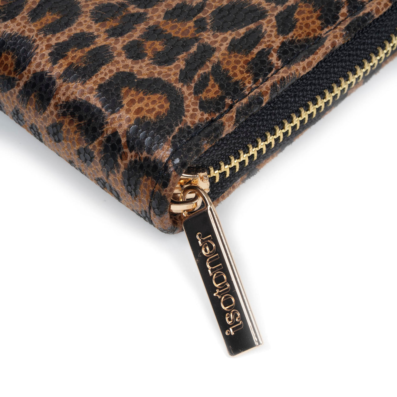 Portefeuille Femme zippé Léopard