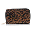 Portefeuille Femme zippé Léopard